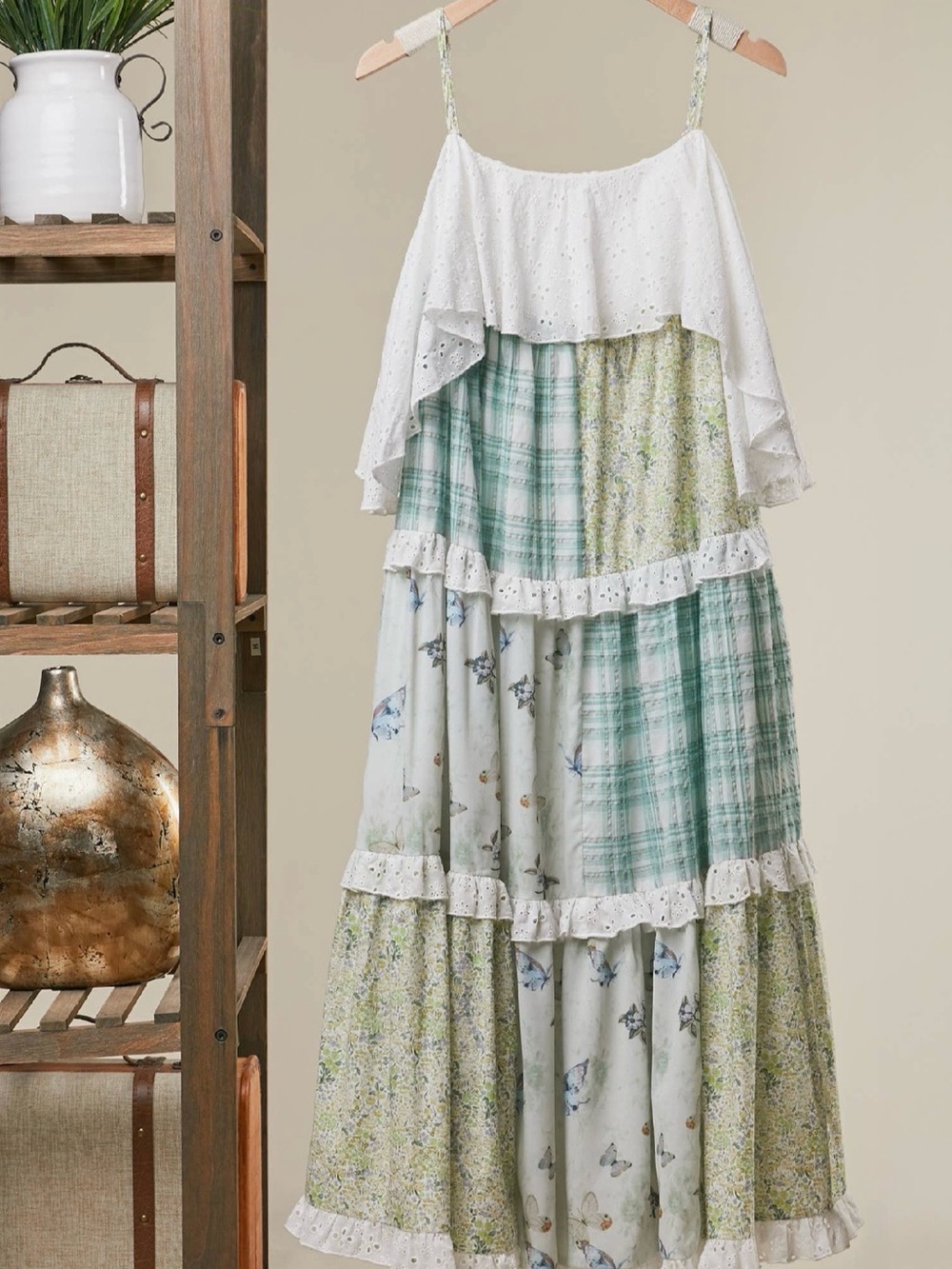 Mello Wildflower Patchwork Maxi